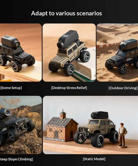 Alloy Desktop Racing 4WD Climbing Remote-controlled Off-road Model Toy Video Car