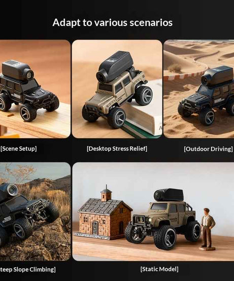 Alloy Desktop Racing 4WD Climbing Remote-controlled Off-road Model Toy Video Car