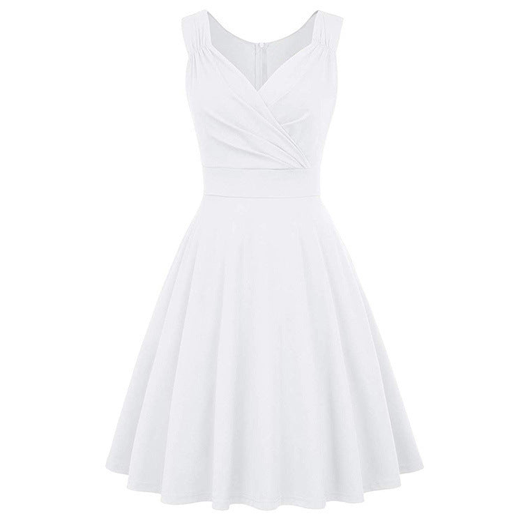 Vintage Hepburn Style Cocktail Dress Plus Size