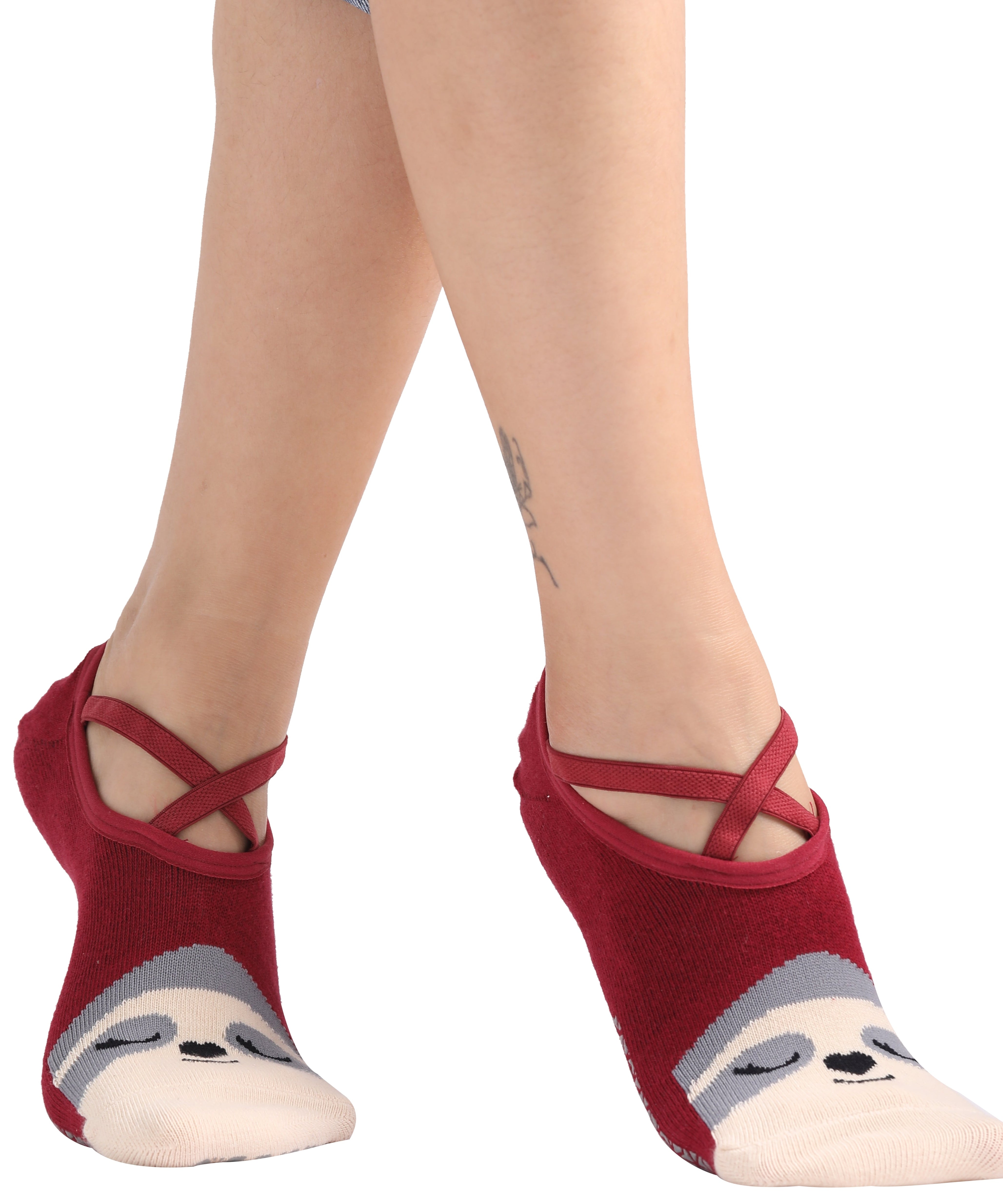 Non-Slip Women's Hospital Socks (Animals)
