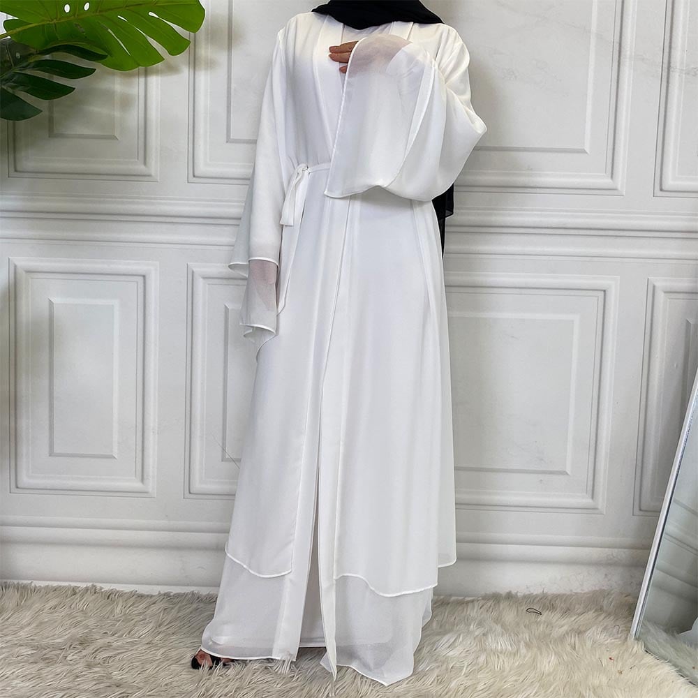 Chiffon Robe - Fashionable Muslim Cardigan