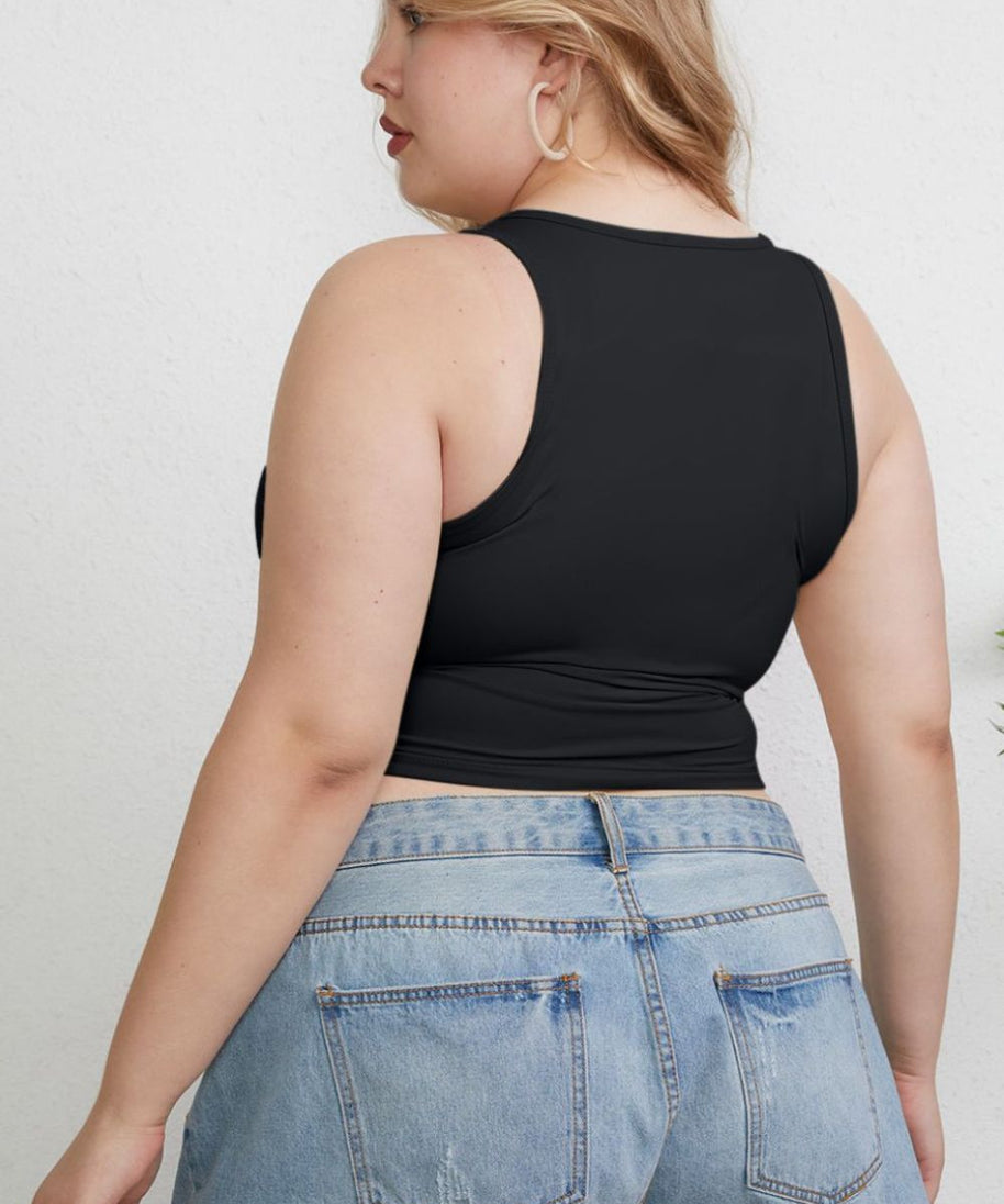 Basic Bae Full Size Round Neck Slim Tank