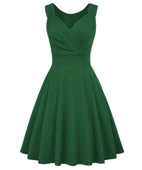 Vintage Hepburn Style Cocktail Dress Plus Size