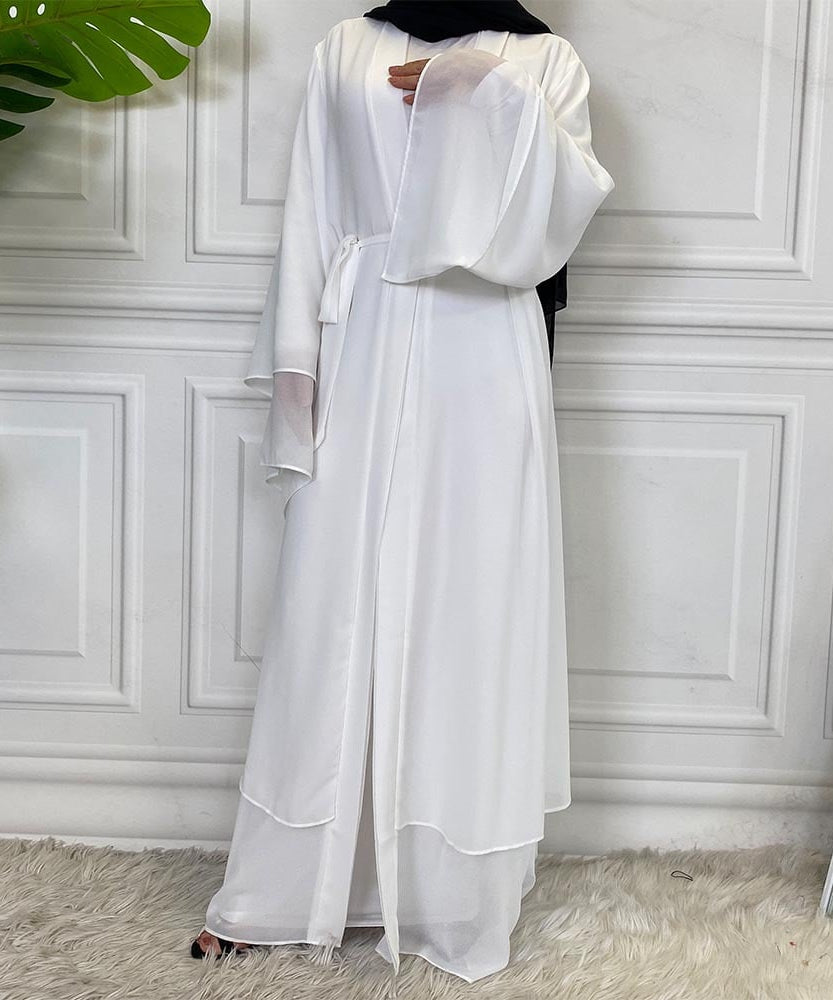 Chiffon Robe - Fashionable Muslim Cardigan