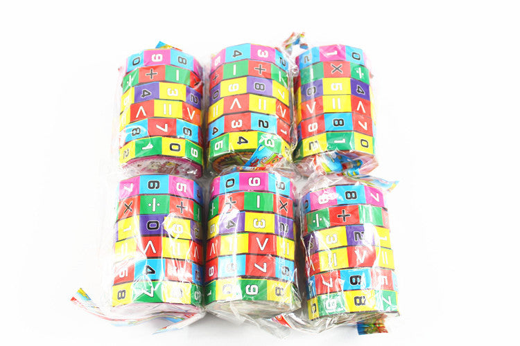 Jouet Cube Mathématique Éducatif pour Enfants – Puzzle d'Apprentissage Amusant