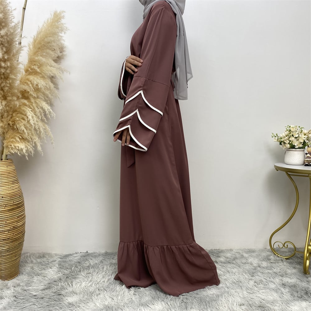 Muslim Fashion Dress for Women at Hem