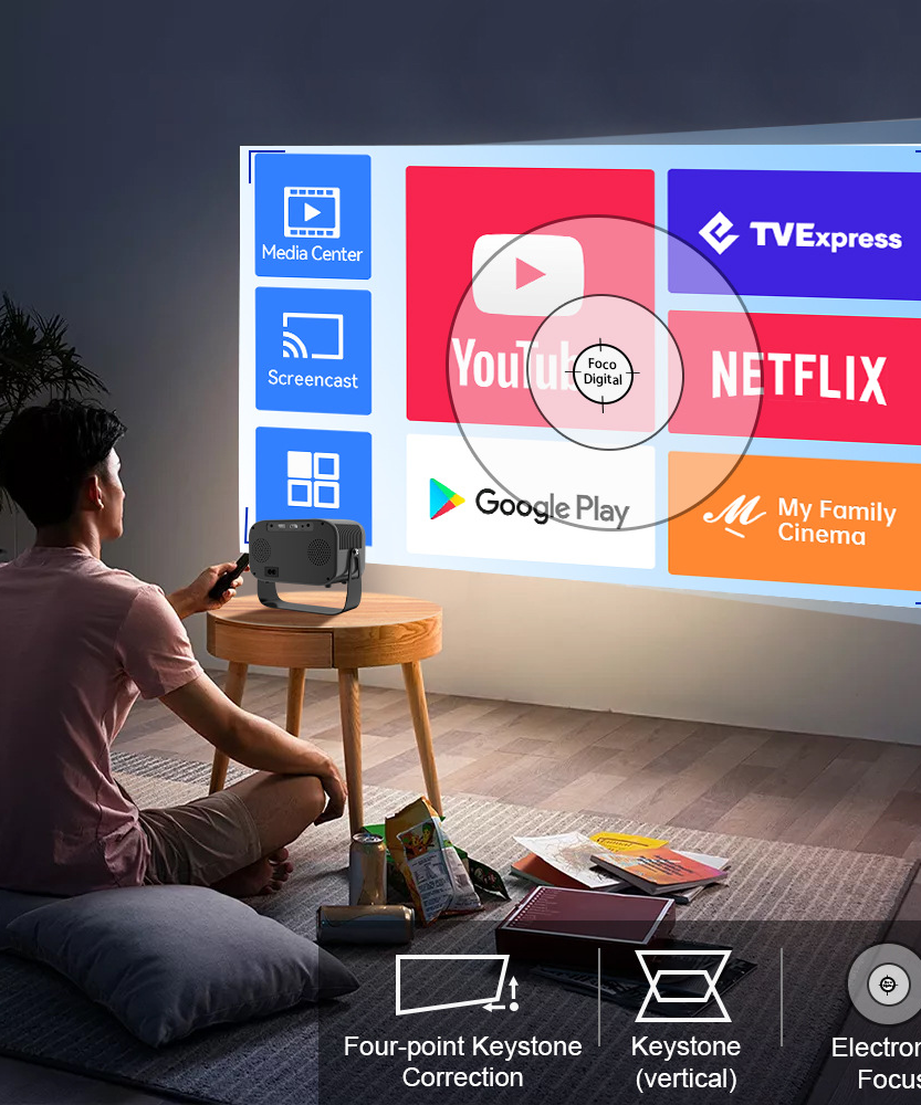HD Smart Portable Projector