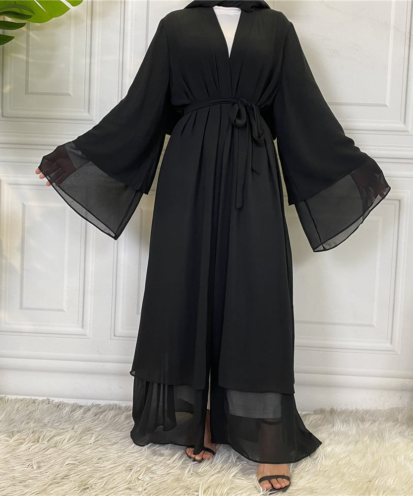 Chiffon Robe - Fashionable Muslim Cardigan