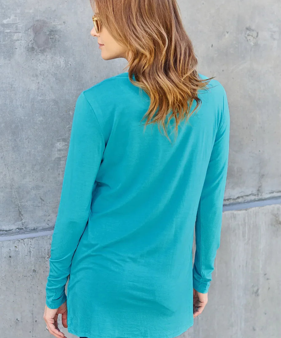 Basic Bae Full Size Round Neck Long Sleeve Top