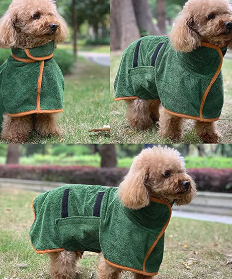Pet Bathrobe Fast Drying Towel