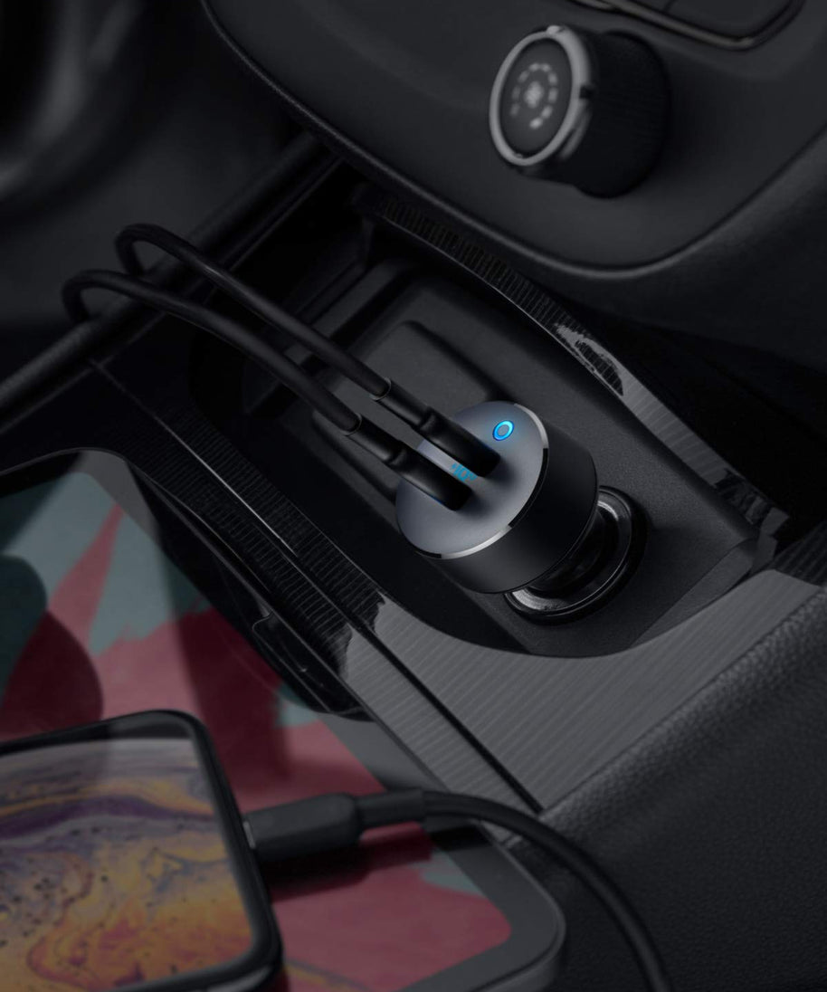 Anker <b>PowerDrive III</b> Duo USB-C Car Charger