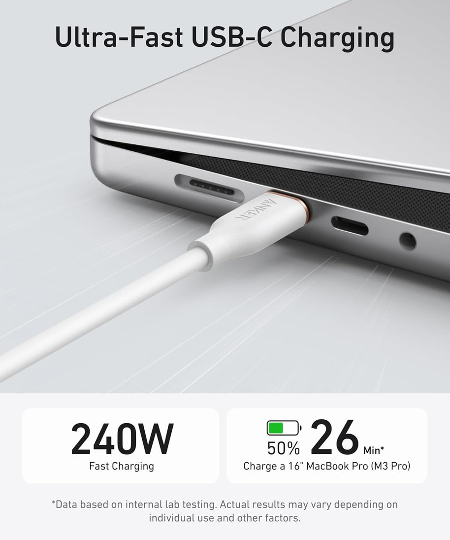 Anker <b>643</b> USB-C to USB-C Cable (Flow, Silicone)