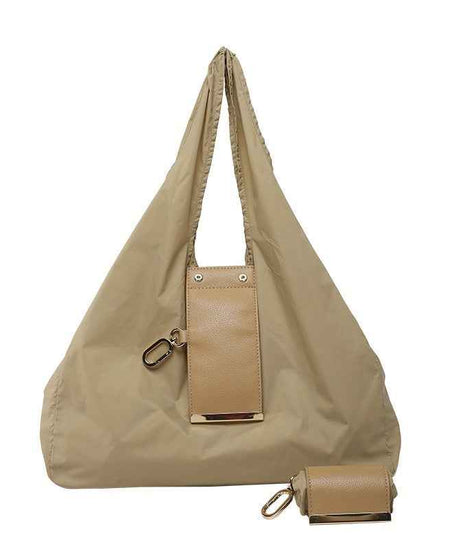Women's Handbag With Key-ring Design Lightweight Shoulder Bag Large Capacity Shopping Bags