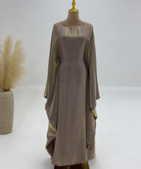 Abaya Muslim Evening Dress for Women – Luxury Butterfly Embellished Dubai & Turkey Style | 20 Colors