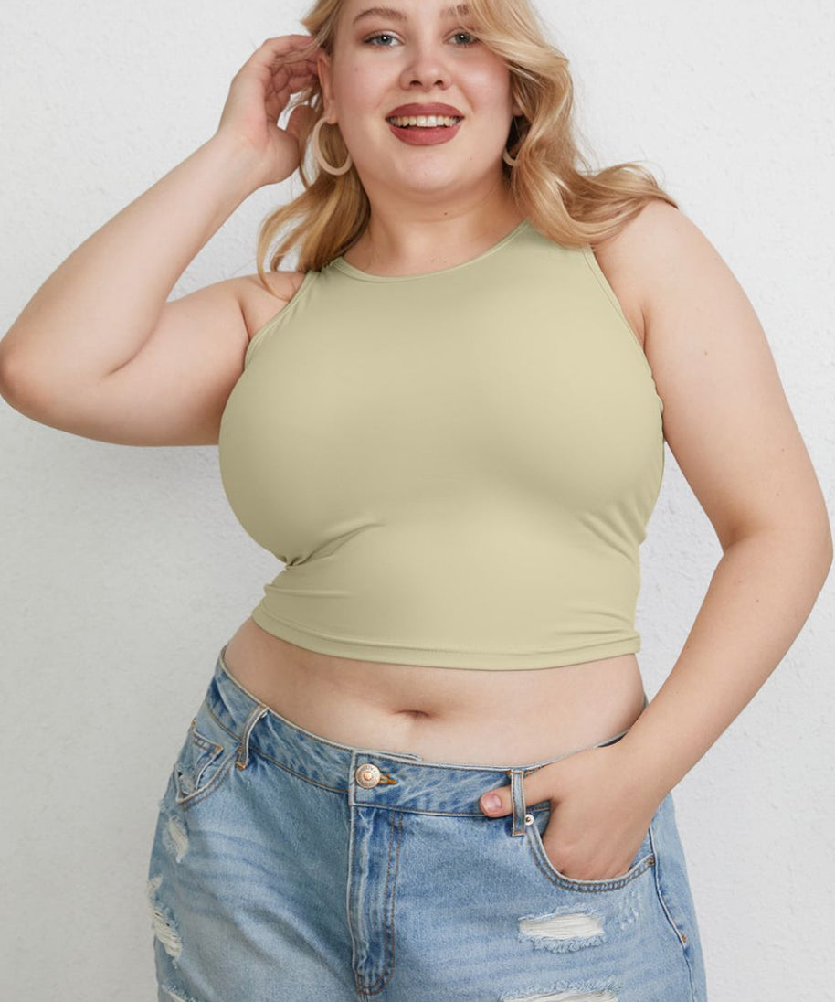 Basic Bae Full Size Round Neck Slim Tank