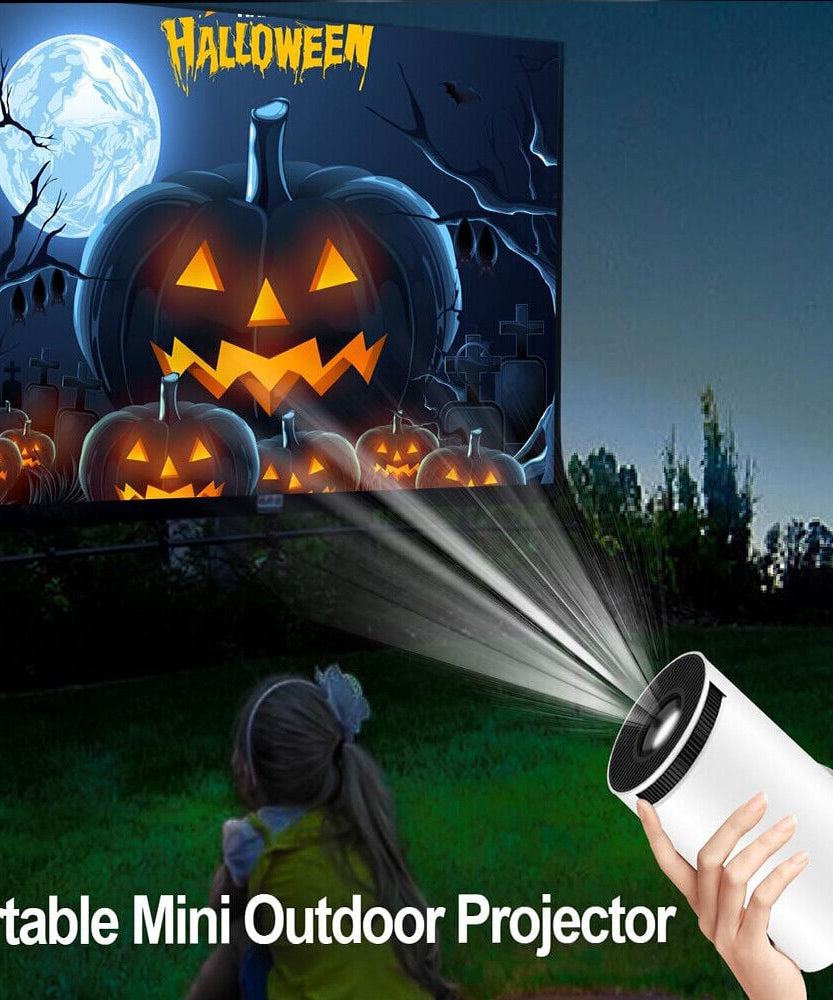 Smart LED Projector 4K Support | WiFi 6 Bluetooth 5.0 Android 11 | 130" Home Theater Projector