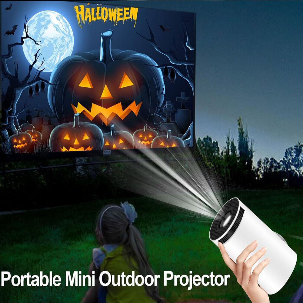 Smart LED Projector 4K Support | WiFi 6 Bluetooth 5.0 Android 11 | 130" Home Theater Projector