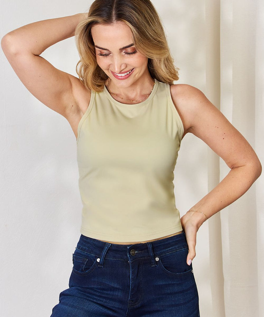 Basic Bae Full Size Round Neck Slim Tank