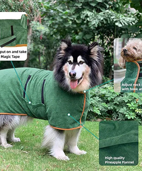 Pet Bathrobe Fast Drying Towel