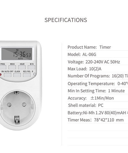 European Style Timed Smart Socket