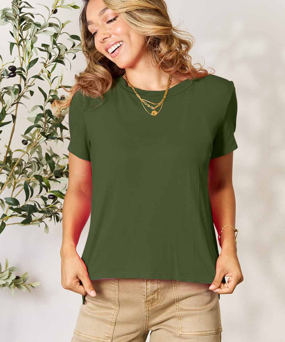 Basic Bae Full Size Round Neck Short Sleeve T-Shirt