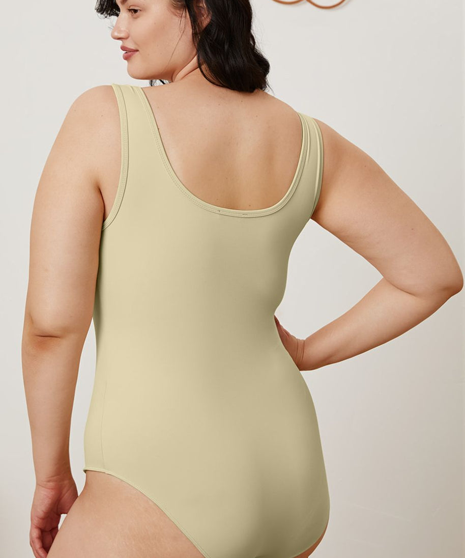 Basic Bae Full Size Square Neck Sleeveless Bodysuit