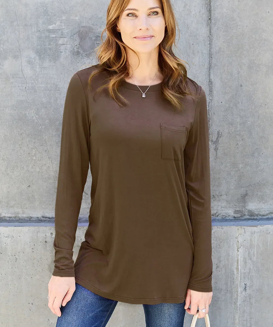 Basic Bae Full Size Round Neck Long Sleeve Top