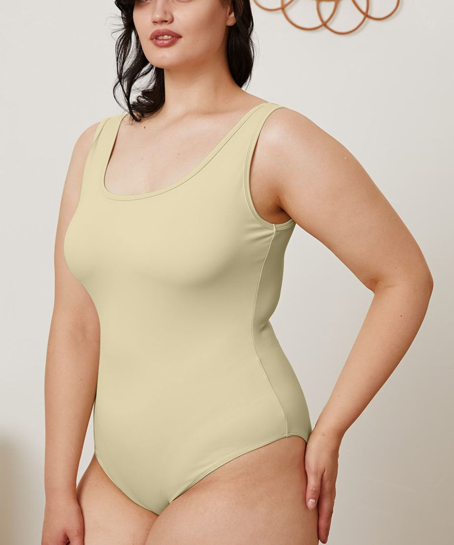 Basic Bae Full Size Square Neck Sleeveless Bodysuit