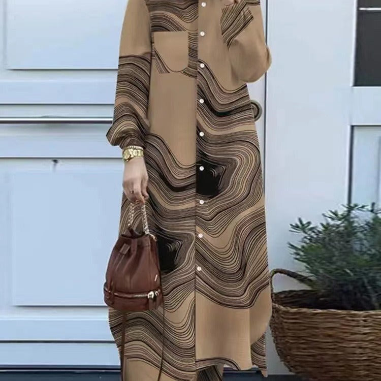 Muslim-Inspired Long Sleeve Shirt and Pants Set