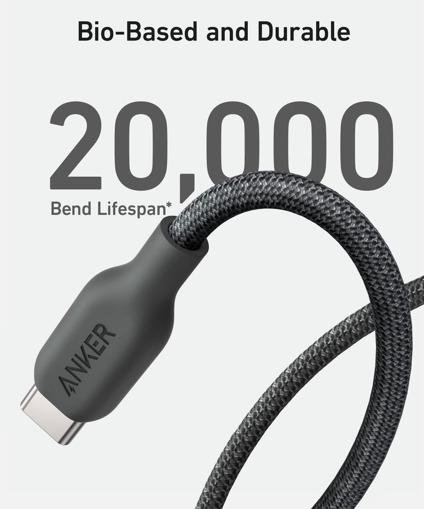 Anker <b>543</b> USB C to USB C Cable (240W, 10 ft)
