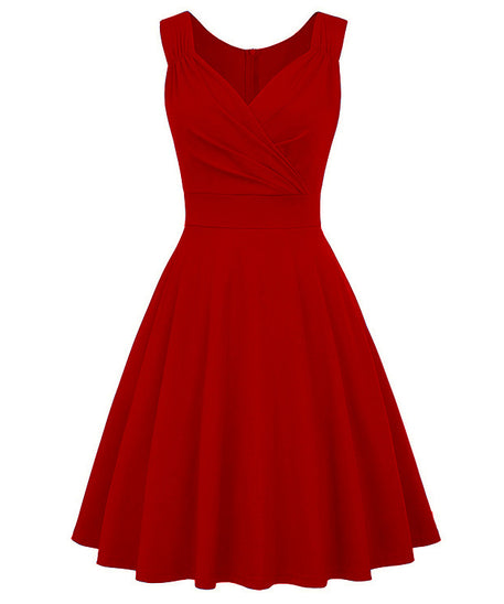 Vintage Hepburn Style Cocktail Dress Plus Size