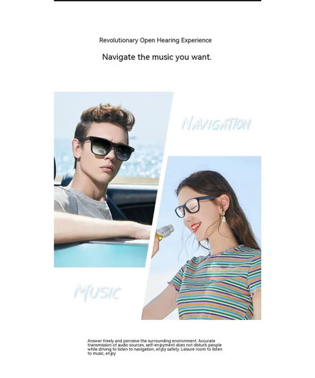 Smart Glasses Bluetooth Sunglasses – Wireless Headset Eyewear