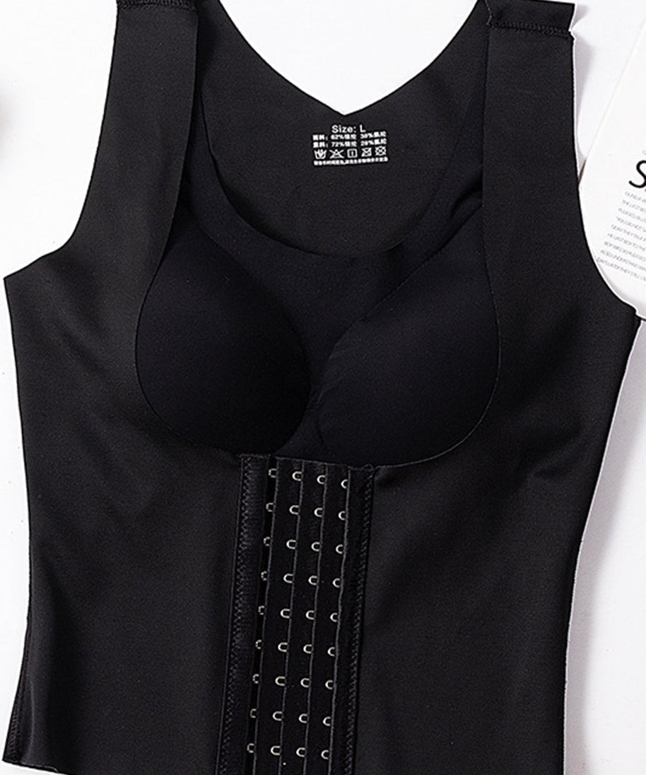 Basic Bae Scoop Neck Shapewear Tank with Removable Paddings