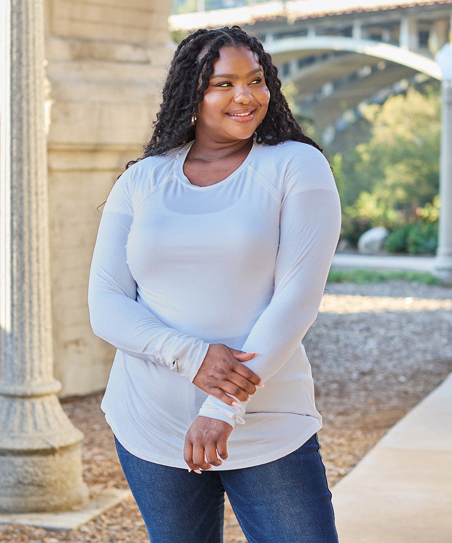 Basic Bae Full Size Round Neck Long Sleeve T-Shirt