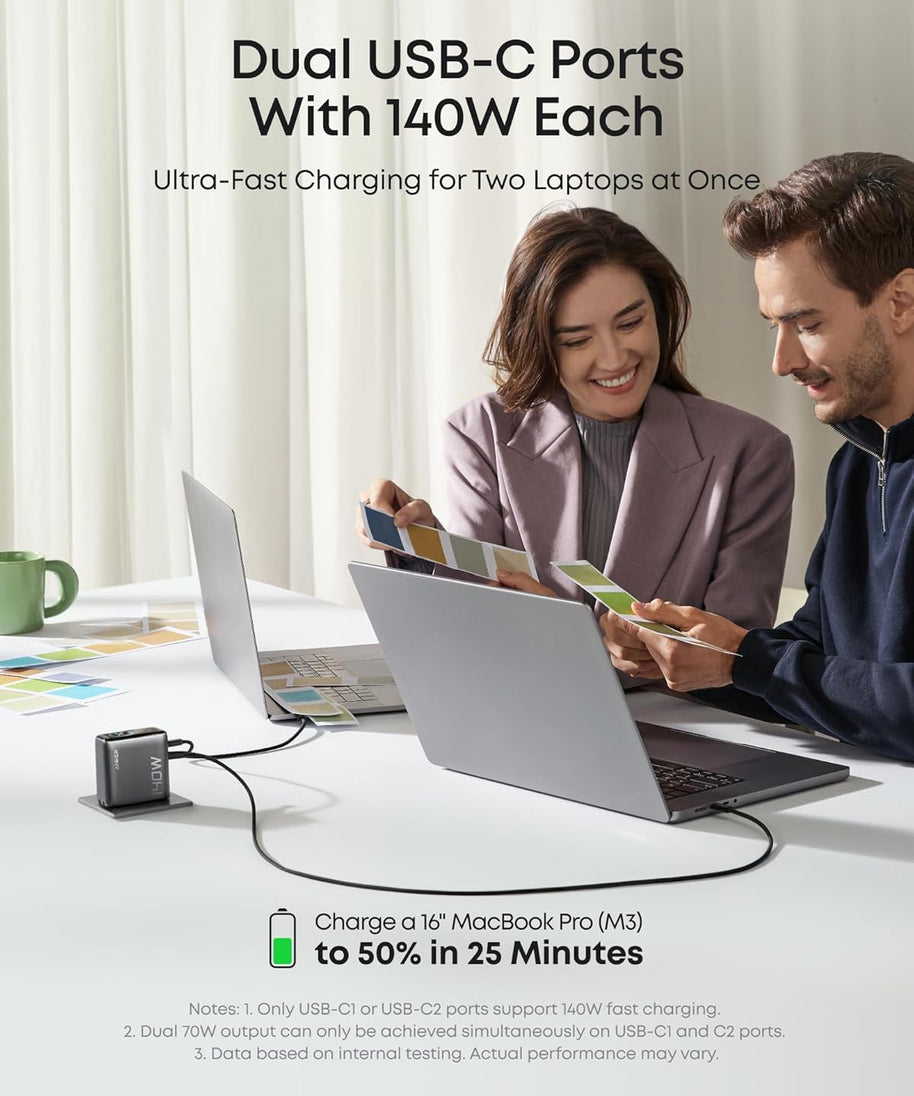 Anker Laptop Power Bank (25K, 165W, Built-In and Retractable Cables)