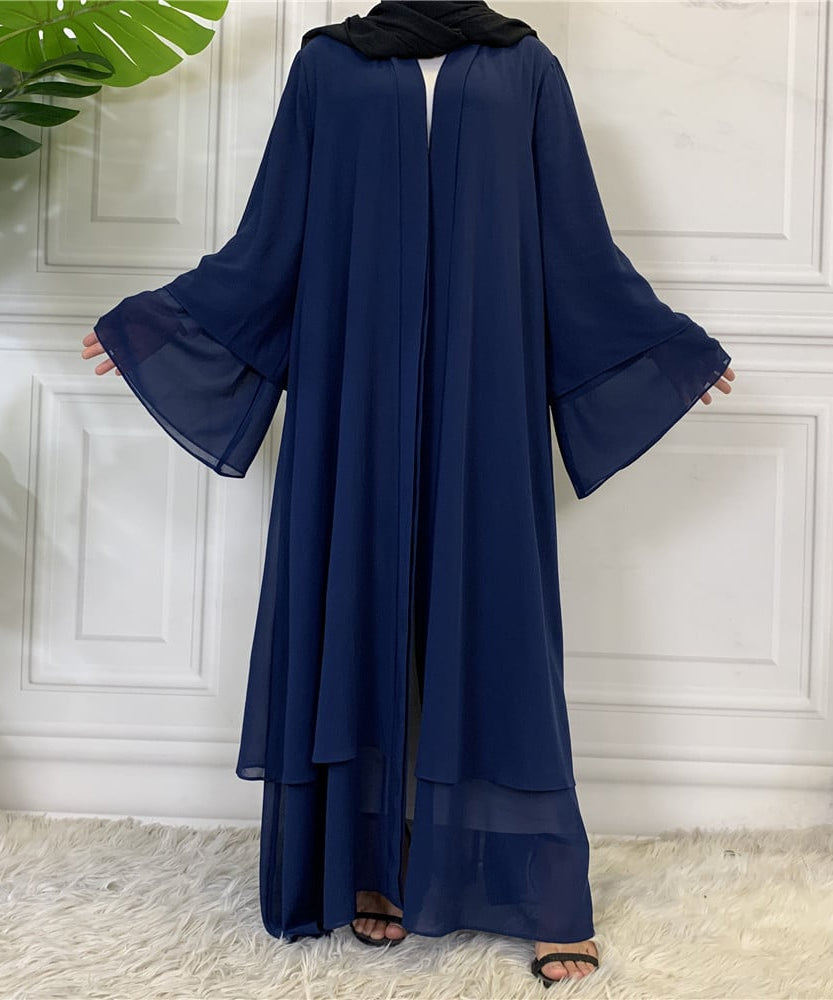 Chiffon Robe - Fashionable Muslim Cardigan
