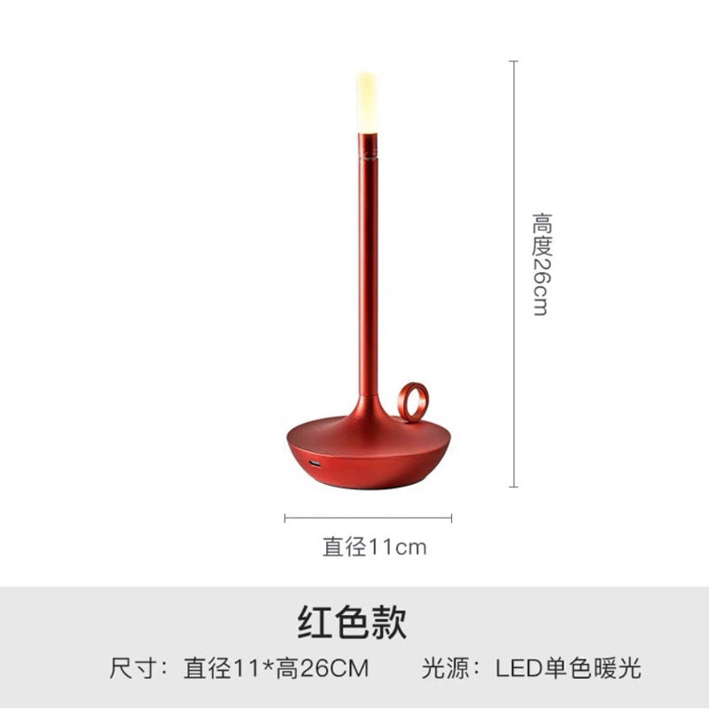 Chic LED Vintage Candle Table Lamp