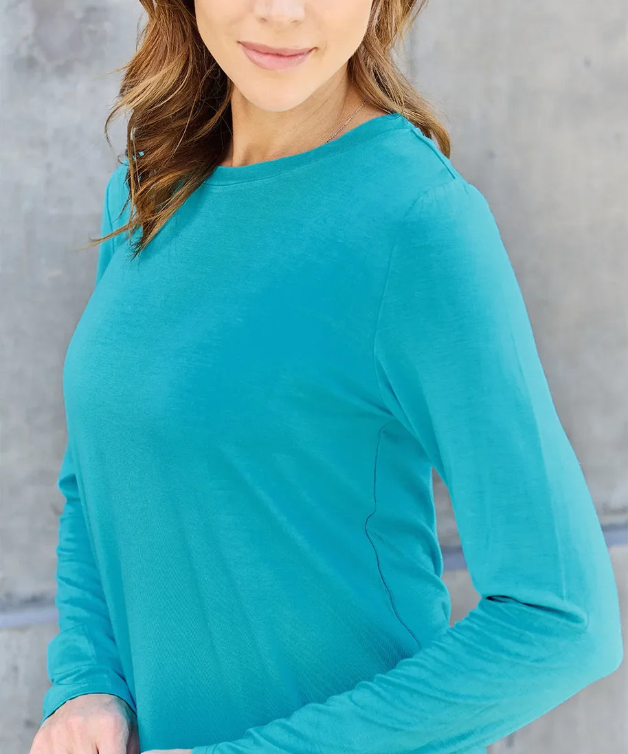 Basic Bae Full Size Round Neck Long Sleeve Top