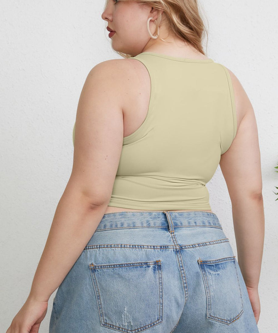 Basic Bae Full Size Round Neck Slim Tank