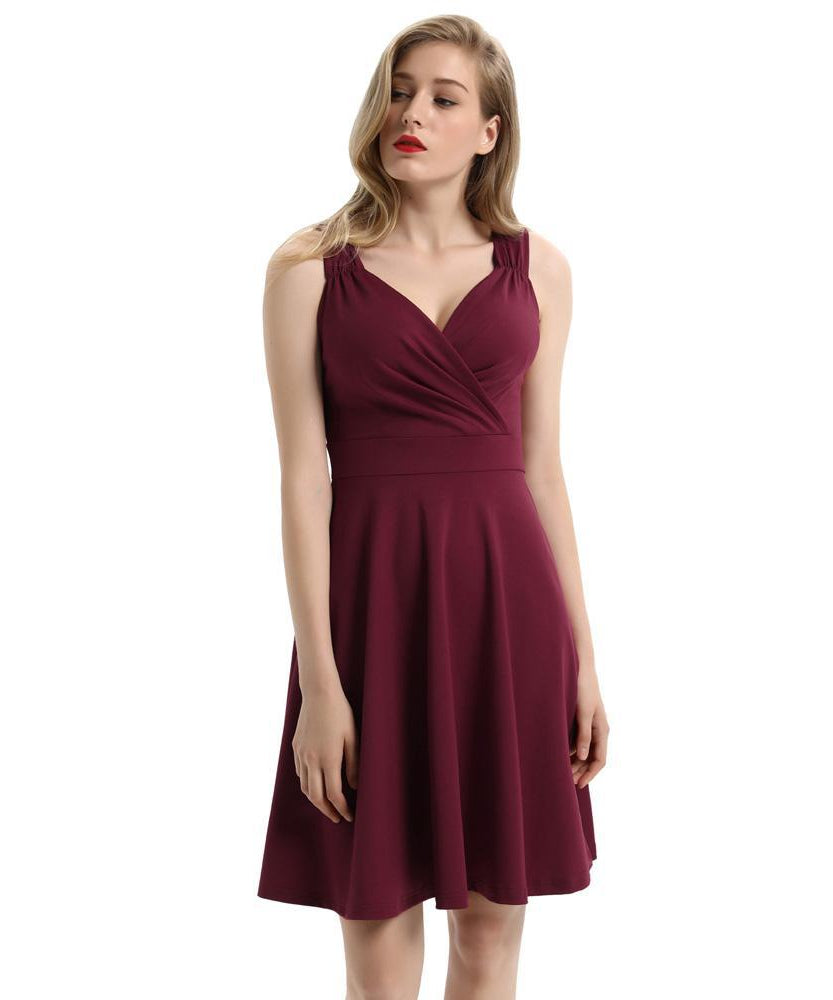 Vintage Hepburn Style Cocktail Dress Plus Size