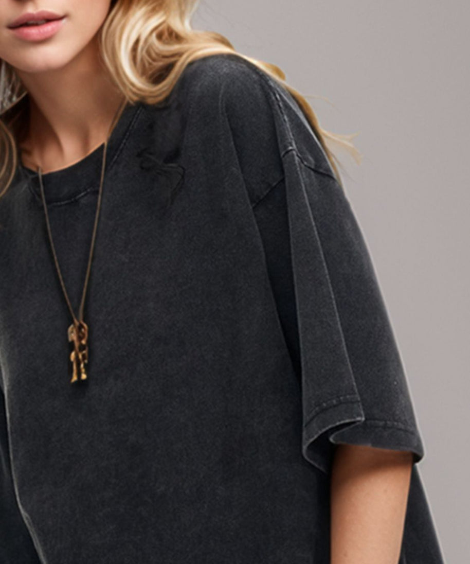 Basic Bae Round Neck Half Sleeve T-Shirt