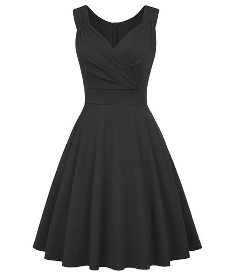 Vintage Hepburn Style Cocktail Dress Plus Size