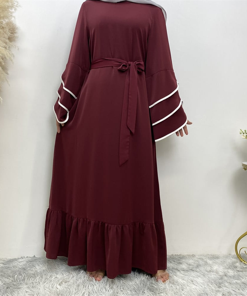 Muslim Fashion Dress for Women at Hem
