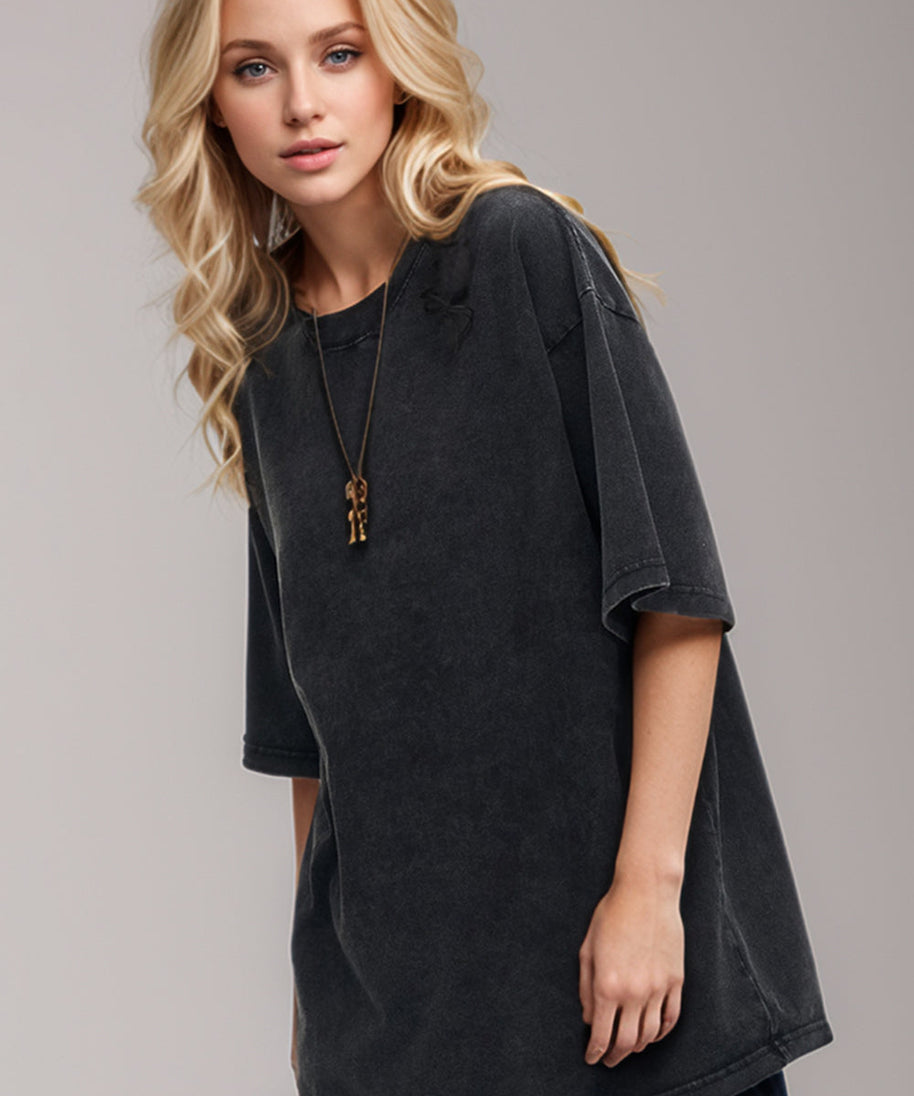 Basic Bae Round Neck Half Sleeve T-Shirt