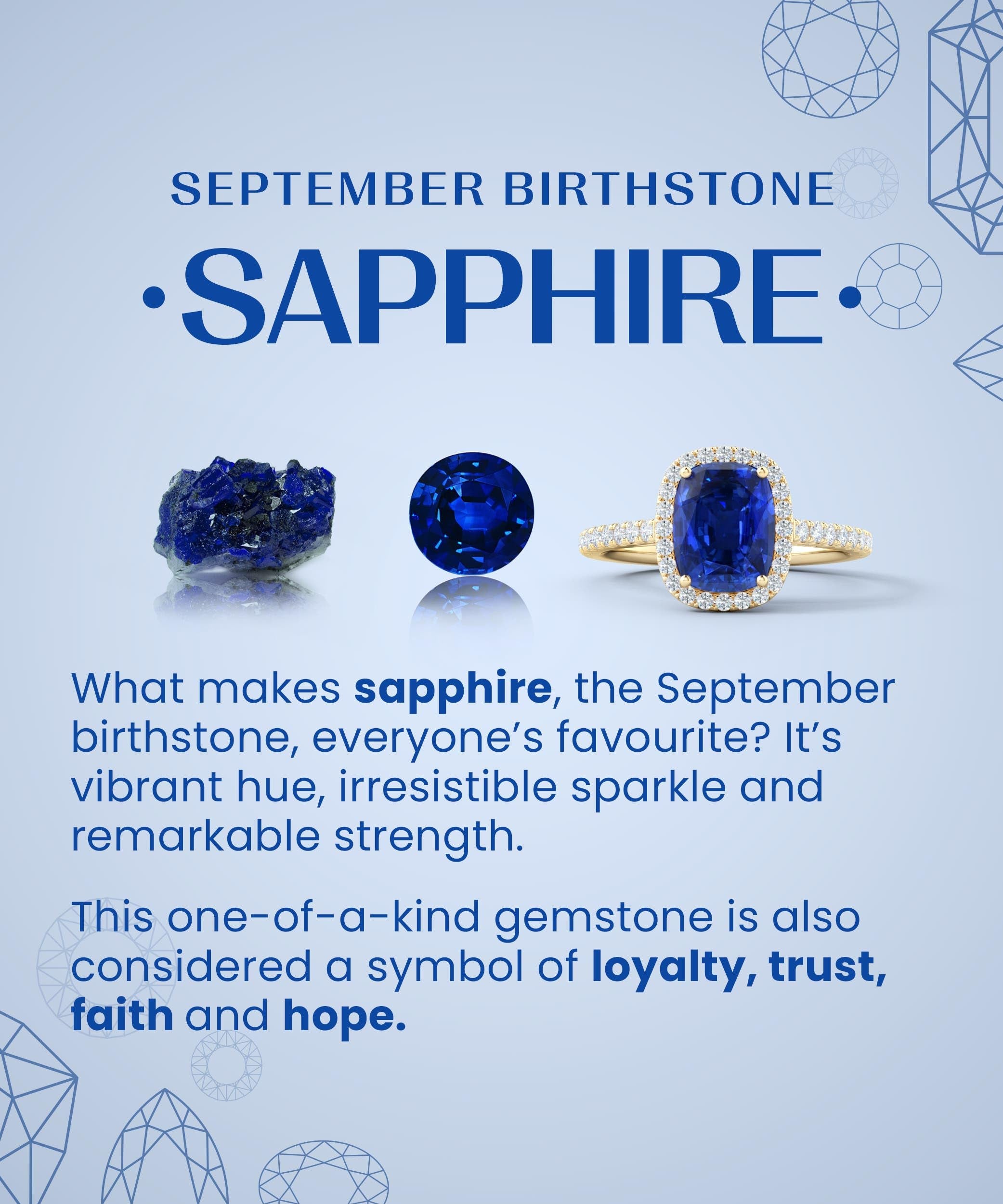 Princess Diana Inspired 3.00CTW AGI Certified G/VS Lab-Grown Sapphire and Diamond Halo Ring in 14K White Gold
