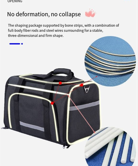 Portable One-Shoulder Folding Pet Carrier Bag