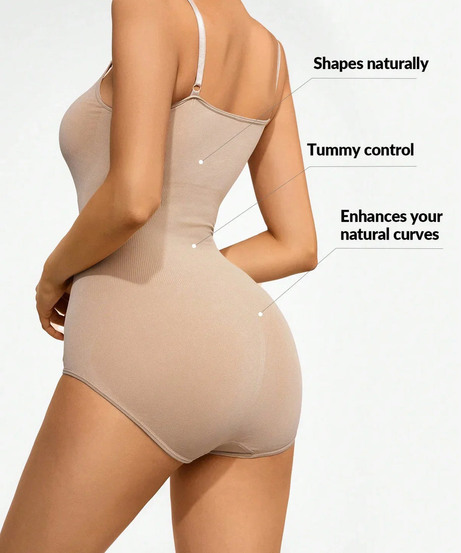 Basic Bae Full Size Scoop Neck Butt Lifting Bodysuit