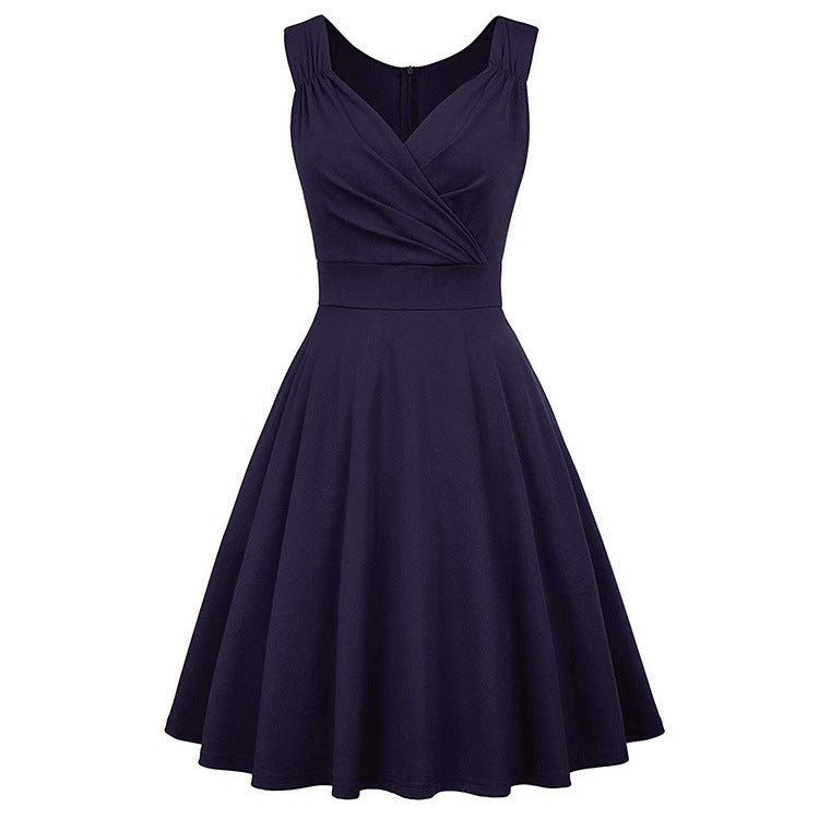 Vintage Hepburn Style Cocktail Dress Plus Size