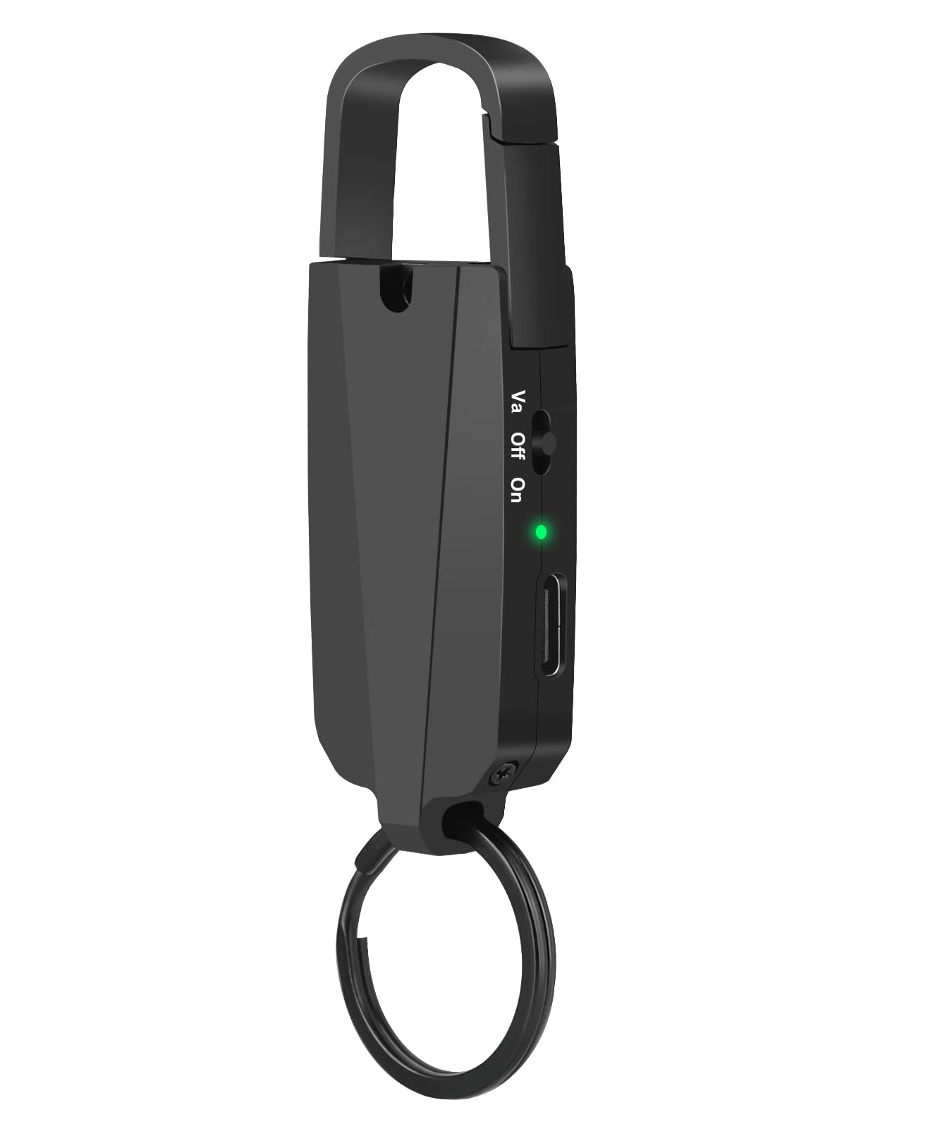 64GB Digital Voice Recorder with Playback - Keychain Voice Activated Recorder Audio Recording Device - 760 Hours Capacity for Lectures Meetings Music
