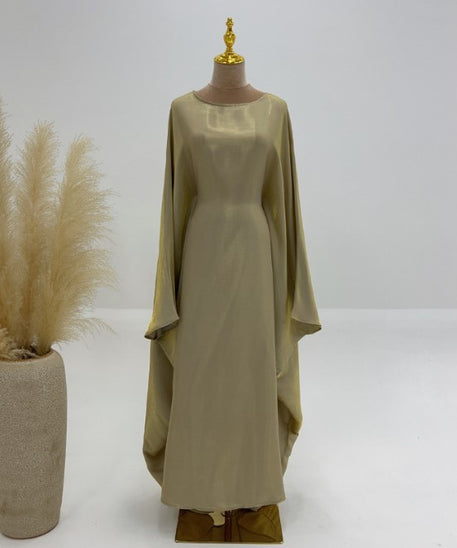 Abaya Muslim Evening Dress for Women – Luxury Butterfly Embellished Dubai & Turkey Style | 20 Colors